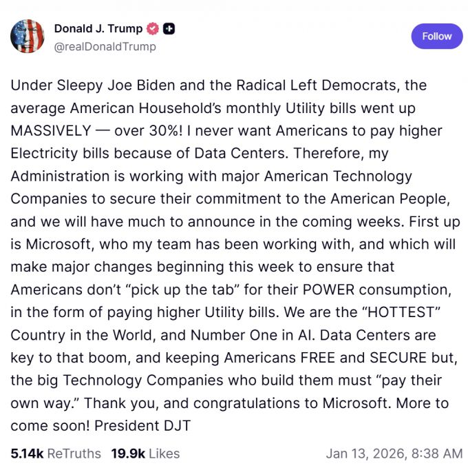 사진=트루스소셜