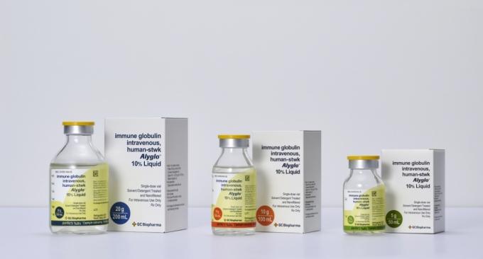 GC녹십자 '알리글로' 제품. /사진=GC녹십자