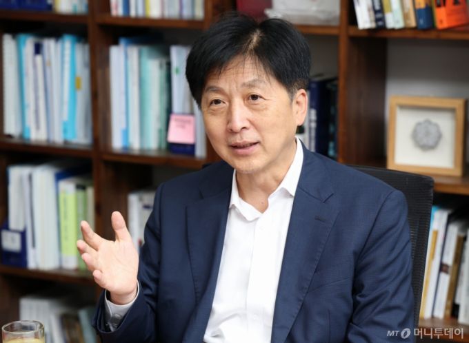 오기형 더불어민주당 코스피5000특별위원회 위원장 인터뷰 /사진=이기범 기자 leekb@