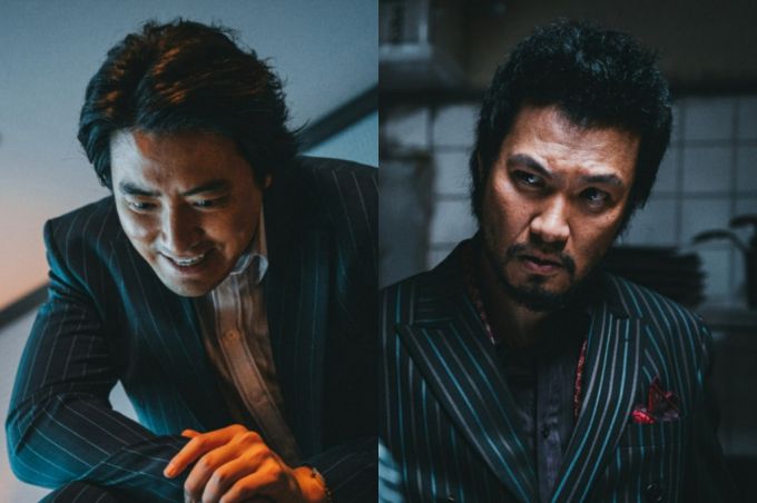 (왼쪽부터) '범죄도시3' 빌런 주성철 역을 맡은 배우 이준혁, 리키 역을 맡은 배우 아오키 무네타카 /사진=네이버 영화