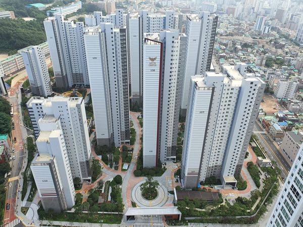 연산 롯데캐슬 골드포레 전경사진. /롯데건설 제공