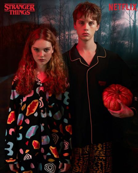 ‘스파오X기묘한 이야기’ FW 컬렉션 화보. /이랜드월드 제공