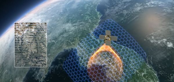 차세대 중형위성 1호의 발사 후 활동 모습 상상도./한국항공우주연구원