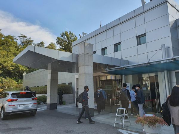 25일 이건희 삼성그룹 회장의 빈소가 마련된 서울 삼성병원 장례식장. /정민하 기자