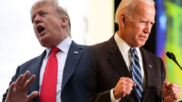 도널드 트럼프 미국 대통령(왼쪽)과 조 바이든 민주당 후보(오른쪽). /로이터 연합뉴스
