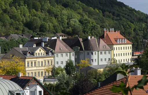 오스트리아 건축가 후베르트 요한 칼 게스너가 1911년 설계한 글로그니츠 노동자 주택 단지. /위키미디어커먼스, 토마스 레들(Wikimedia Commons, Thomas Ledl)