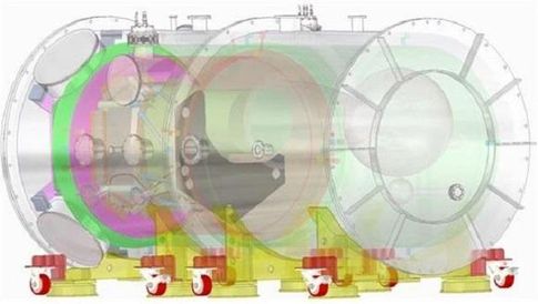천문연이 개발을 맡은 극저온 진공 체임버./천문연 제공