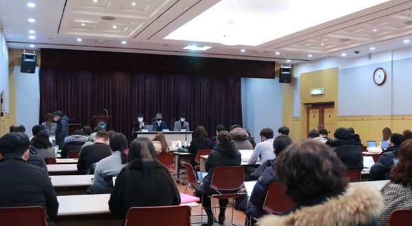 17일 서울 여의도 중앙보훈회관에서 열린 OTT음악저작권대책협의체(음대협) 기자간담회 전경. /OTT음대협 제공