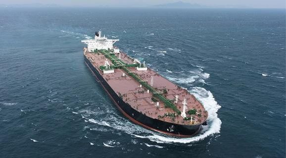 대우조선해양이 건조한 초대형원유운반선(VLCC). /대우조선해양 제공