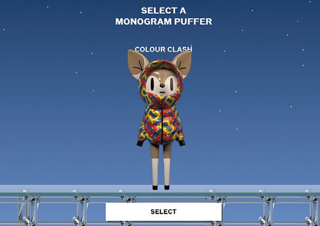 버버리가 선보인 게임 ‘B 바운스’. 사진 버버리