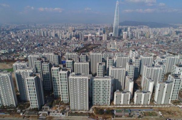 서울 송파구 일대 아파트 전경.