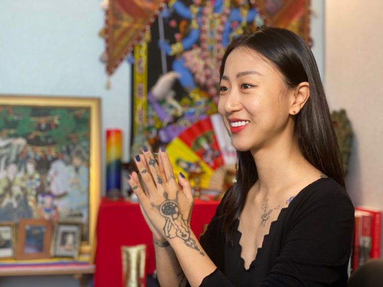 90년생 무당 홍칼리씨. /홍칼리씨 제공