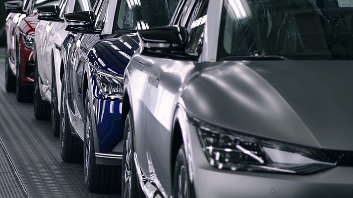 EV6 검수 과정에 스마트태그, 센서 등 신기술이 활용됐다./기아 제공