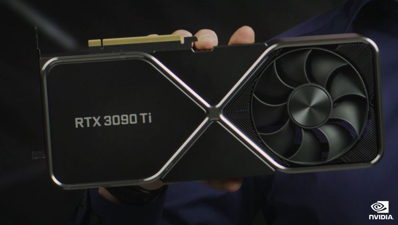 엔비디아 RTX 3090 Ti. /CES 생중계 캡쳐
