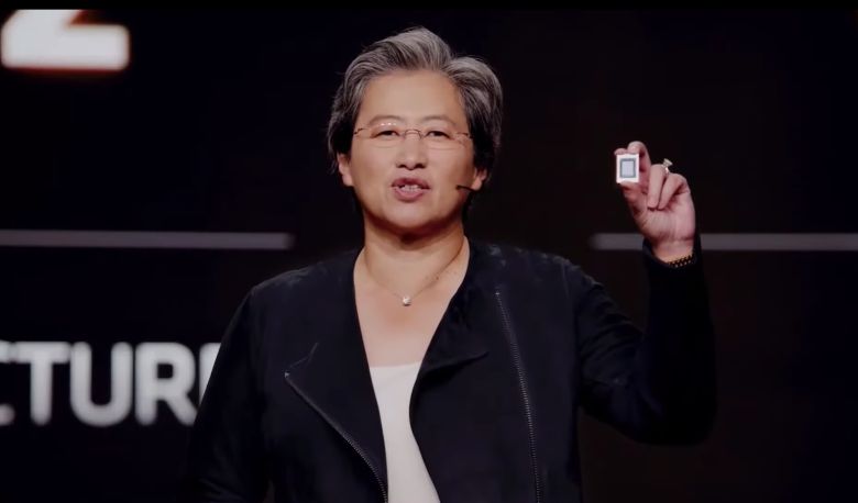 리사 수 AMD 최고경영자가 온라인 컨퍼런스를 통해 라이젠 6000 프로세서를 소개하고 있다. /CES 생중계 캡쳐