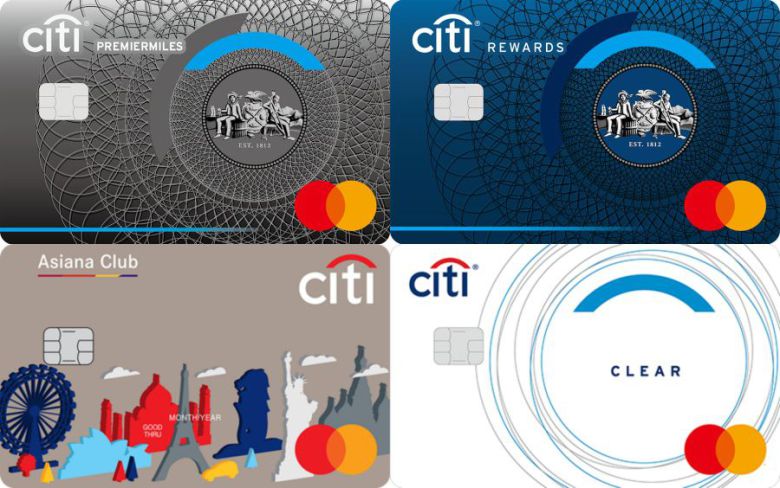 씨티카드 상품의 모습. /씨티카드 홈페이지 캡처