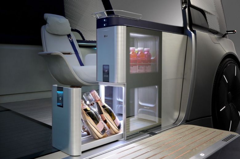 LG전자 자율주행 콘셉트카 LG 옴니팟 내부. /LG전자 제공