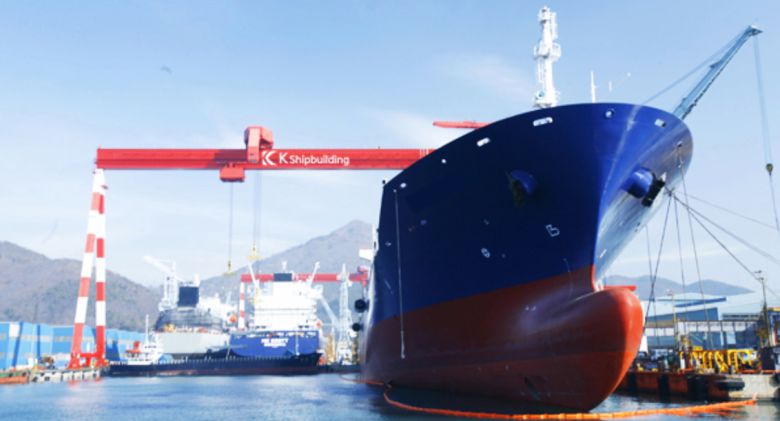 경남 창원시 진해구 케이조선(구 STX조선해양) 조선소 전경. /케이조선 제공