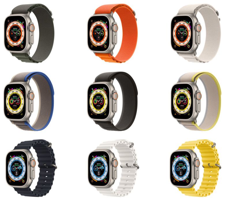 애플워치 울트라 밴드 종류 /애플 제공