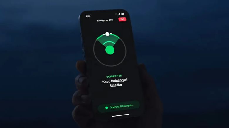 아이폰14의 '긴급 SOS' 기능./애플