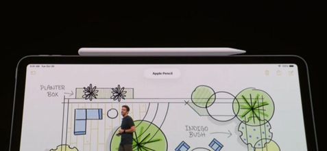 애플 아이패드에서 애플 펜슬을 사용하는 예시. /애플 제공