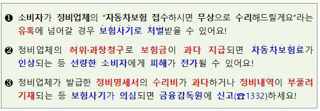 소비자 유의사항. /금융감독원 제공
