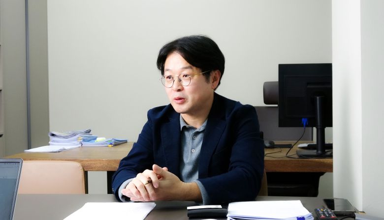 목대균 KCGI자산운용 CIO가 2023년 12월 21일 서울 여의도 KCGI자산운용 본사에서 조선비즈와 인터뷰하고 있다. / KCGI자산운용