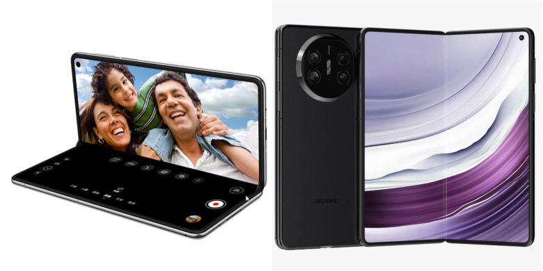 화웨이 폴더블 스마트폰 메이트 X5./화웨이 웹사이트 캡처