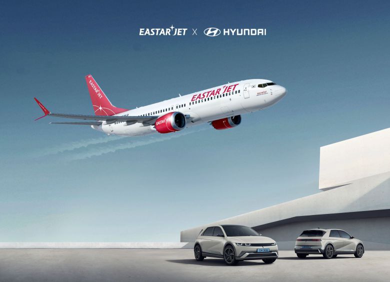 이스타항공은 현대차와 함께 제주도 내 친환경 전기자동차 이용 문화 확산 캠페인을 진행한다고 15일 밝혔다./이스타항공 제공