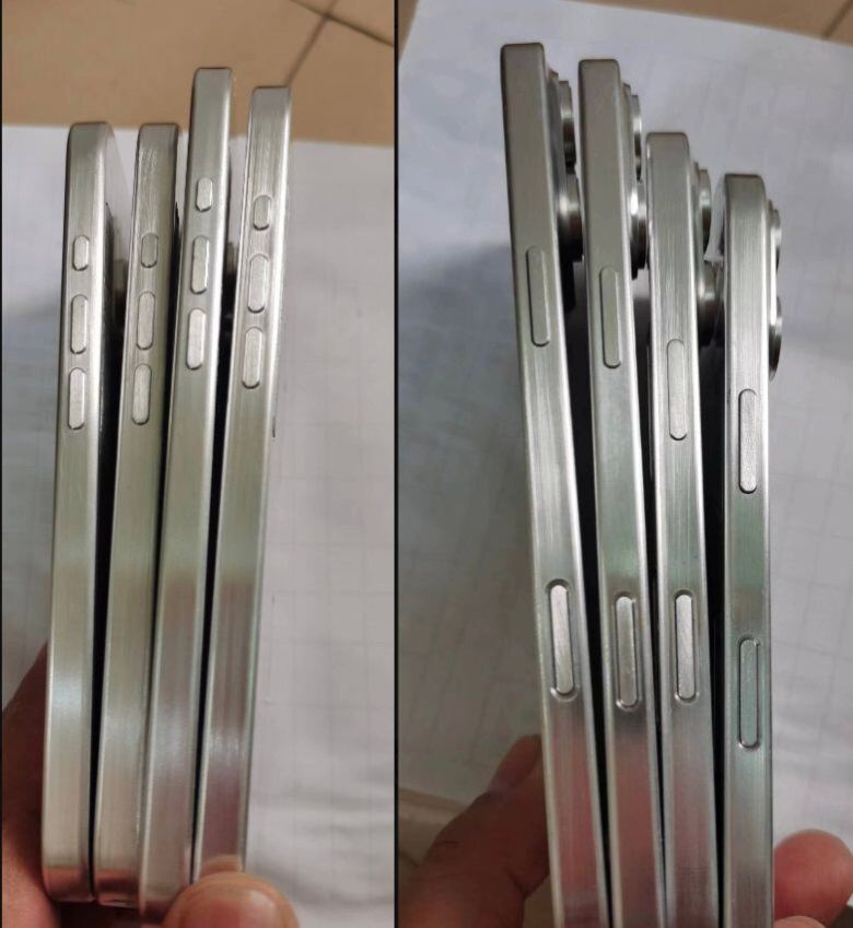 소니 딕슨이 자신의 X(@SonnyDickson) 계정에 올린 아이폰16 시리즈로 추정되는 모형 사진./소니 딕슨 X