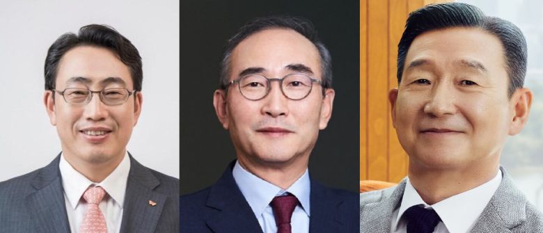 왼쪽부터 유영상 SK텔레콤 사장, 김영섭 KT 사장, 황현식 LG유플러스 사장./각 사 제공