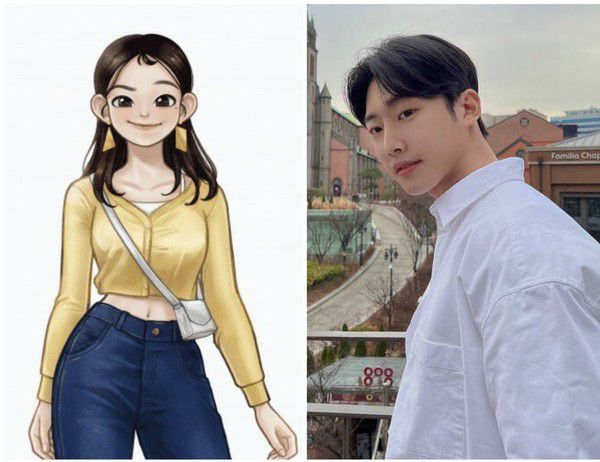 (왼쪽부터) AI 이루다, 강다온./스캐터랩 제공