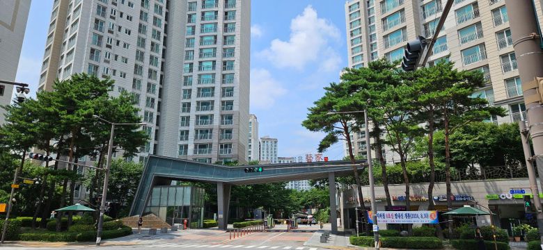 지난 1일 방문한 경기 남양주시 '별내쌍용예가' 정문의 모습./조은임 기자