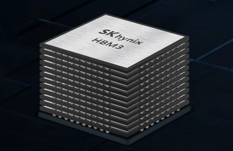 SK하이닉스의 인공지능(AI) 반도체 HBM3. /SK하이닉스 제공