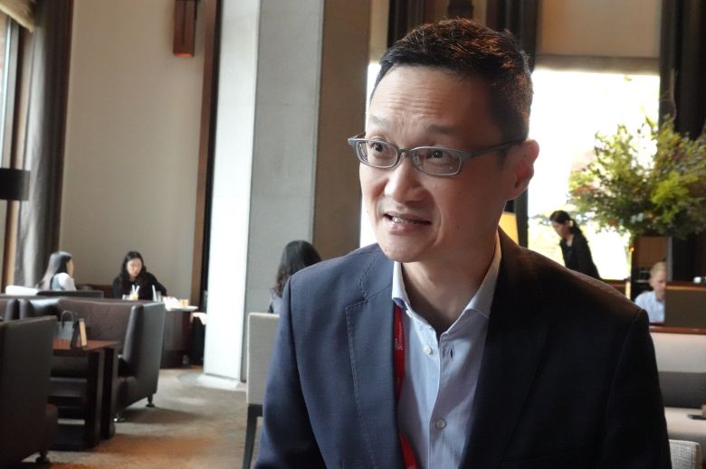 지난달 14일 서울 장충동 신라호텔에서 분형 찬 도이치은행 아시아·태평양 응용혁신사업본부장이 조선비즈와 인터뷰하고 있다. /김태호 기자