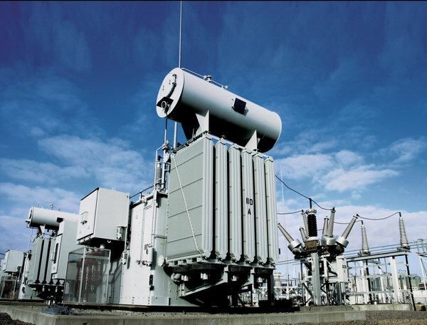 효성중공업이 미국 변전소에 수출해 가동 중인 초고압 변압기. /효성중공업 제공