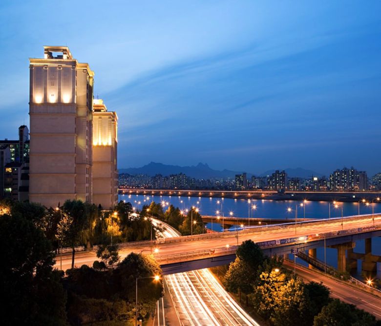 상지건설의 프리미엄 고급 주택 브랜드 상지 카일룸 적용 사진. /상지건설 홈페이지