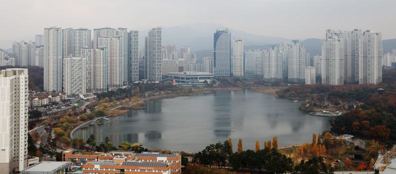 경기 수원시 광교신도시의 모습. / 뉴스1