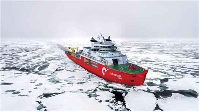 해양수산부는 극지연구소와 한화오션이 차세대 쇄빙연구선 건조계약을 체결했다고 지난 29일 밝혔다./연합뉴스