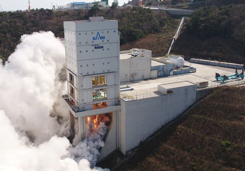 현대로템의 한국형발사체 추진기관시스템 시험설비. /현대로템 제공