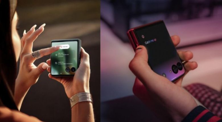 모토로라 폴더블폰 '레이저 60'./모토로라