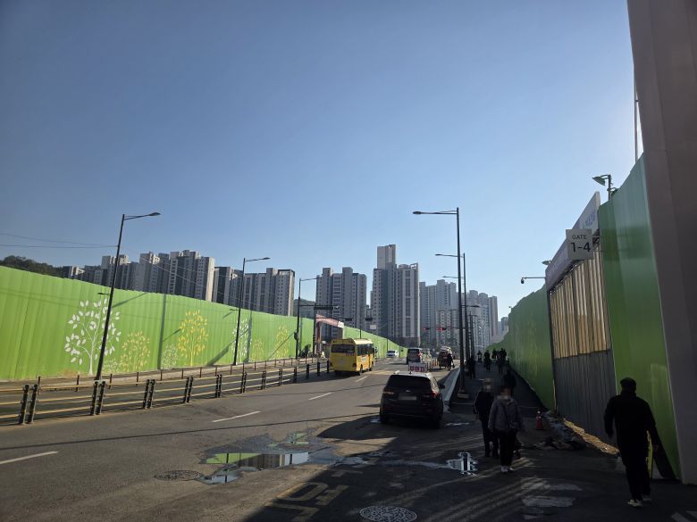 3일 오후 힐스테이트 광명11 공사현장. /방재혁 기자