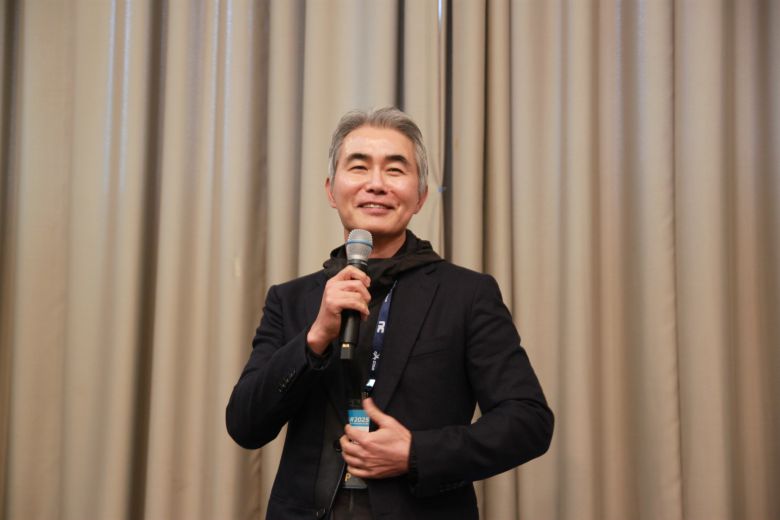 장현국 넥써쓰 대표가 13일 부산 벡스코 제1전시장에서 열린 지스타 미디어 간담회에서 발언하고 있다. /뉴스1