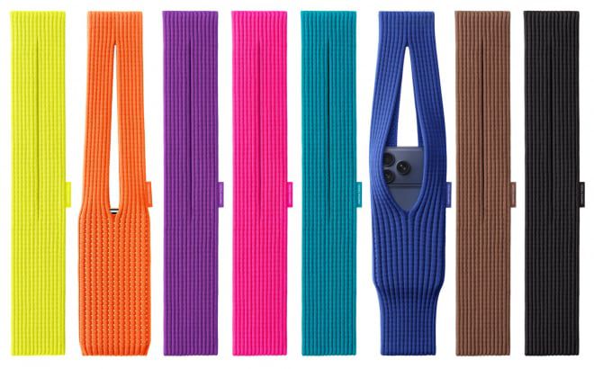 애플이 일본 디자이너 브랜드 이세이 미야케와 협업해 선보인 ‘아이폰 포켓’./애플 홈페이지 캡처