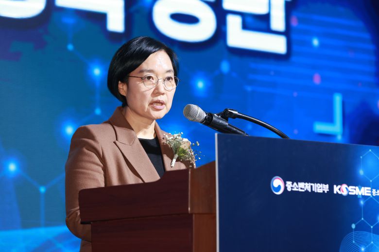 한성숙 중소벤처기업부 장관./중소벤처기업부 제공