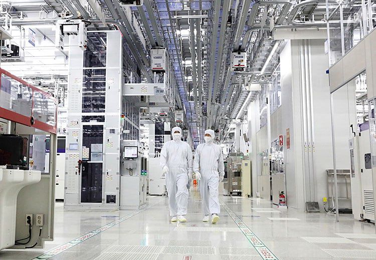 삼성전자 평택캠퍼스 반도체 생산라인./삼성전자 제공