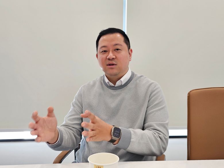 채명수 노타 대표가 지난 12일 서울 삼성동 노타 사무실에서 조선비즈와 인터뷰하고 있다./안상희 기자