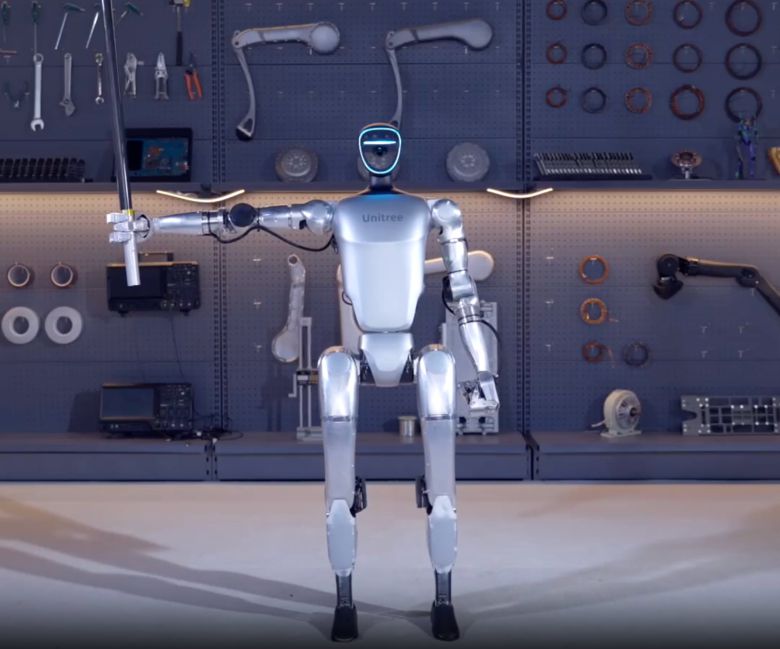 중국 유니트리의 보급형 휴머노이드 로봇 'G1'./유니트리 웹사이트 캡처