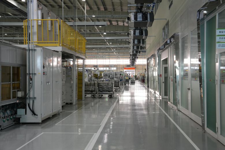 평화발레오의 생산시설./한국생산기술연구원