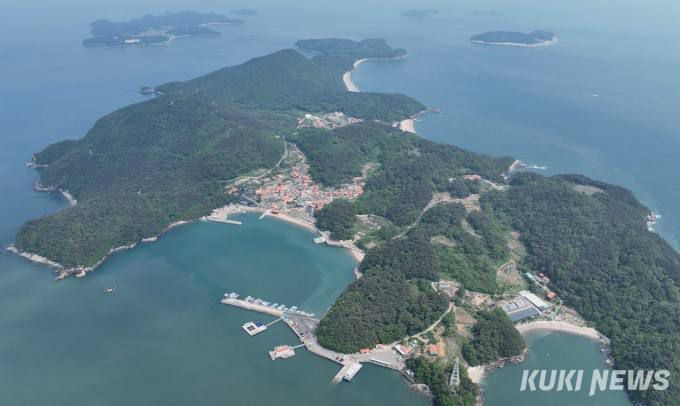 하늘에서 본 대이작도